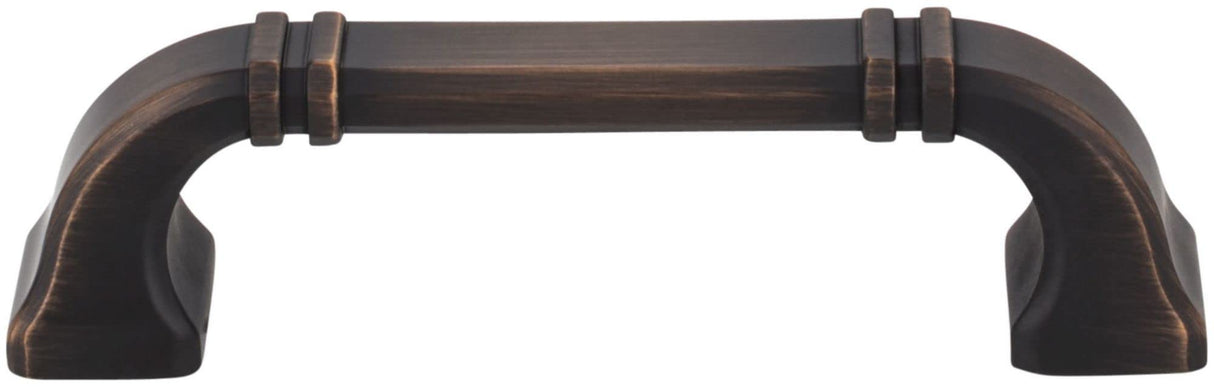 Jeffrey Alexander 165-96BNBDL 96 mm Center-to-Center Brushed Pewter Ella Cabinet Pull