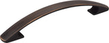 Elements 771-128DBAC 128 mm Center-to-Center Brushed Oil Rubbed Bronze Arched Strickland Cabinet Pull