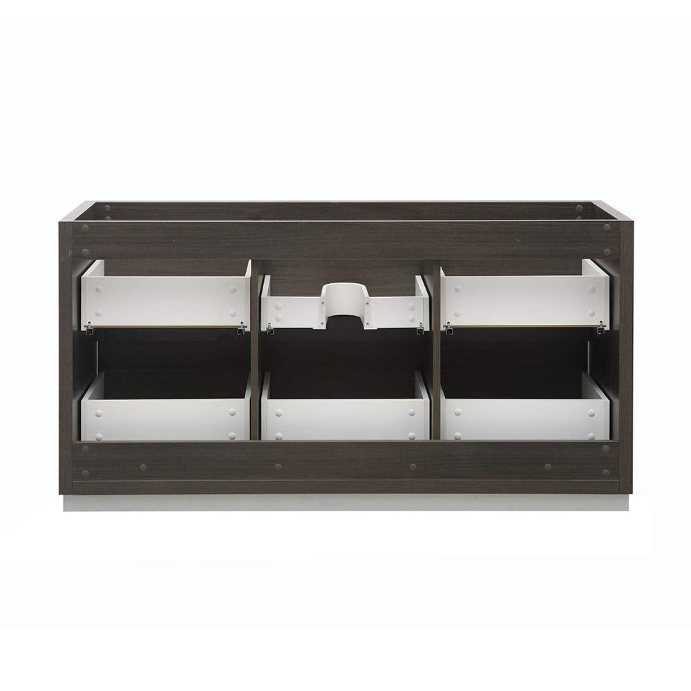 Fresca FCB8460WH Fresca Valencia 60" Glossy White Free Standing Single Sink Modern Bathroom Cabinet