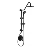 PULSE ShowerSpas 1011-lll-MB Kauai III Shower System, with 8" Rain Showerhead, 5-Function Hand Shower, Adjustable Slide Bar and Soap Dish, Matte Black Finish