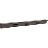 Task Lighting TRS30-3B-BZ-LS 30" TR Switch Series Angle Power Strip, Left Switches, Bronze Finish, Black Switches and Receptacles