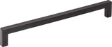 Elements 625-192MB 192 mm Center-to-Center Matte Black Square Stanton Cabinet Bar Pull