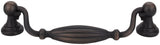 Jeffrey Alexander 718-128DBAC 128 mm Center-to-Center Brushed Oil Rubbed Bronze Glenmore Cabinet Drop Pull