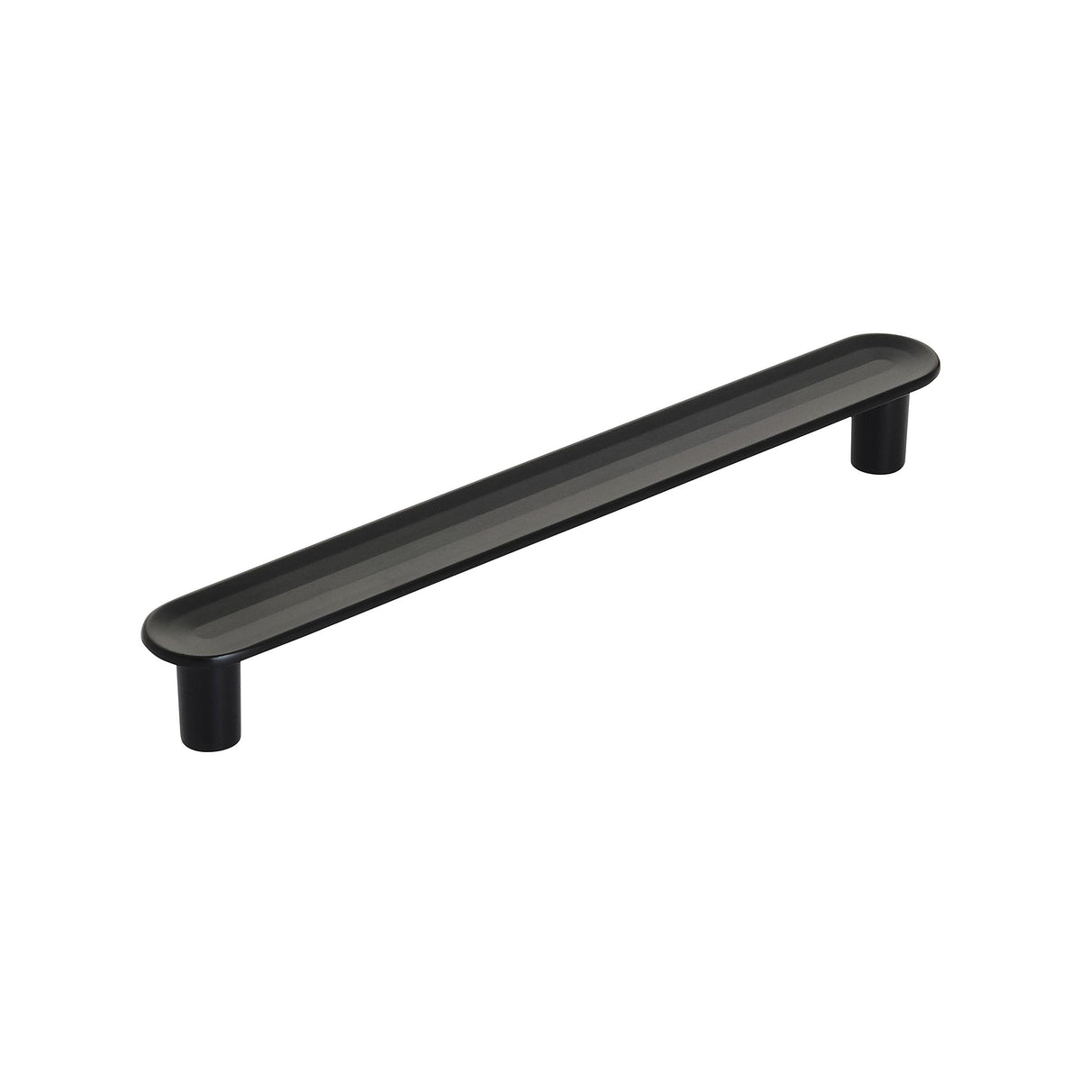 Amerock Cabinet Pull Matte Black 5-1/16 inch (128 mm) Center to Center Concentric 1 Pack Drawer Pull Drawer Handle Cabinet Hardware