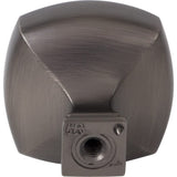 Jeffrey Alexander 278L-BNBDL 1-3/8" Overall Length Brushed Pewter Square Audrey Cabinet Knob