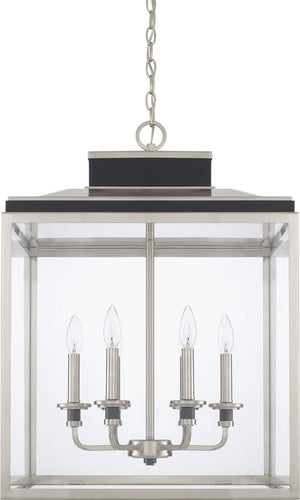 Capital Lighting 525261BT Tux 6 Light Foyer Black Tie