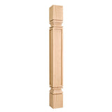 Hardware Resources PS-9CH 3-3/4" W x 3-3/4" D x 35-1/2" H Cherry Square Mission Post