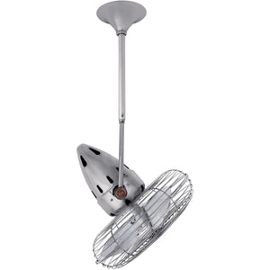 Matthews Fan JD-BN-MTL Jarold Direcional ceiling fan in Brushed Nickel finish with metal blades.