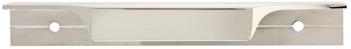 Amerock Cabinet Edge Pull Polished Chrome 4-3/16 inch (106 mm) Center to Center Extent 1 Pack Drawer Pull Drawer Handle Cabinet Hardware