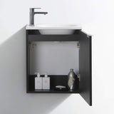 Fresca FCB8003GO-I Fresca Valencia 20" Gray Oak Wall Hung Modern Bathroom Vanity