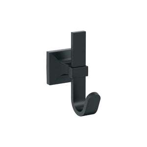 Amerock HBX36686MB Burbank Single Prong Decorative Wall Hook Matte Black Hook for Coats, Hats, Backpacks, Bags Hooks for Bathroom, Bedroom, Closet, Entryway, Laundry Room, Office
