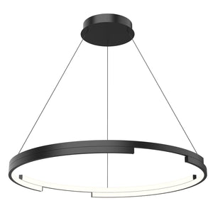 Kuzco PD52732-BK ANELLO MINOR 32" PENDANT BLACK 78W 120VAC WITH LED DRIVER 3000K 90CRI