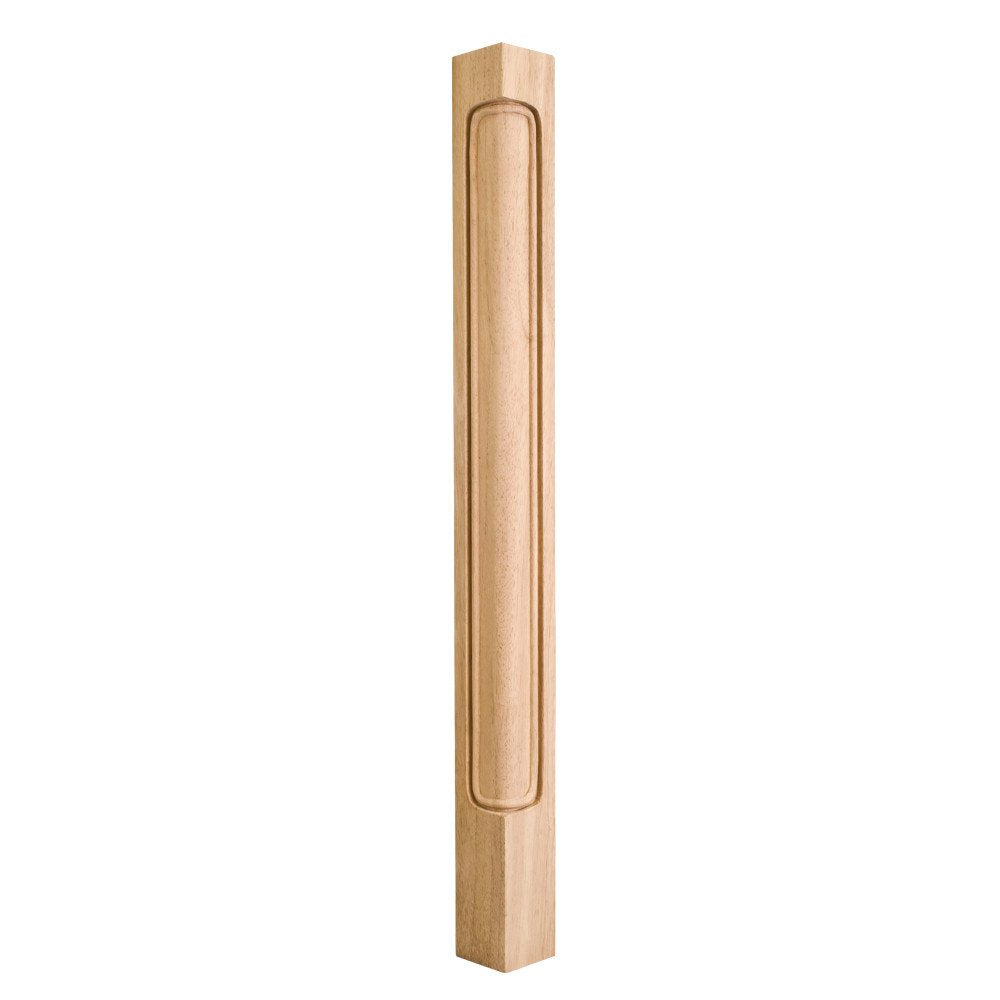 Hardware Resources CP-3OK 2-3/4" W x 2-3/4" D x 35-1/2" H Oak Beaded Corner Post