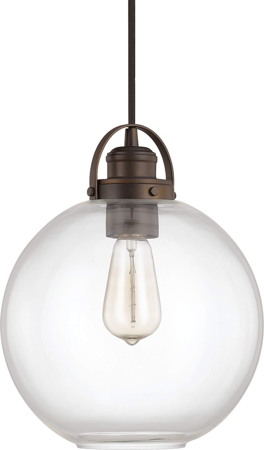 Capital Lighting 4641BB-136 Dean 1 Light Pendant Burnished Bronze