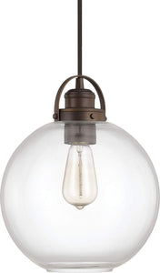 Capital Lighting 4641BB-136 Dean 1 Light Pendant Burnished Bronze