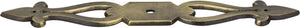 Elements WB150-AB 6-1/16" Overall Length Brushed Antique Brass Baroque Kingsport Knob Backplate