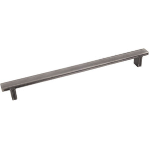 Jeffrey Alexander 867-228BNBDL 228 mm Center-to-Center Brushed Pewter Square Anwick Cabinet Pull