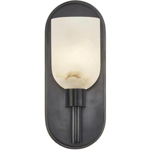 Alora WV338101UBAR LUCIAN 9" WV URBAN BRONZE ALABASTER  60W E12
