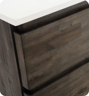 Fresca FVN3130ACA-FS Fresca Formosa 30" Floor Standing Modern Bathroom Vanity w/ Open Bottom & Mirror