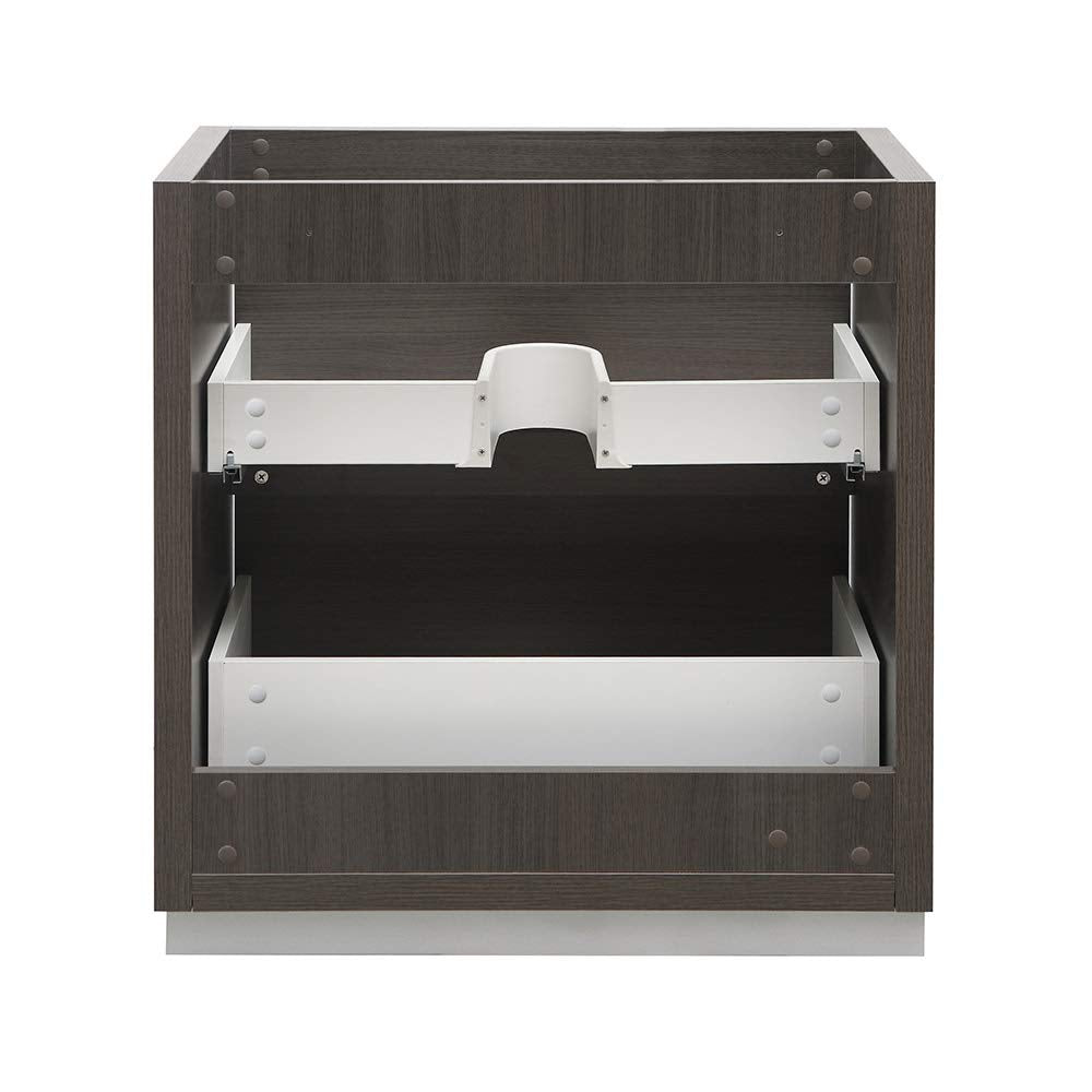 Fresca FCB8430GO Fresca Valencia 30" Gray Oak Free Standing Modern Bathroom Cabinet