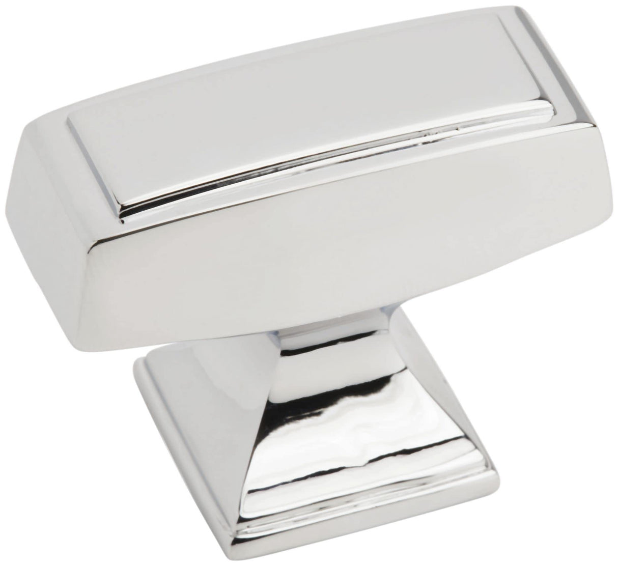 Amerock Cabinet Knob Polished Chrome 1-1/2 inch (38 mm) Length Mulholland 1 Pack Drawer Knob Cabinet Hardware