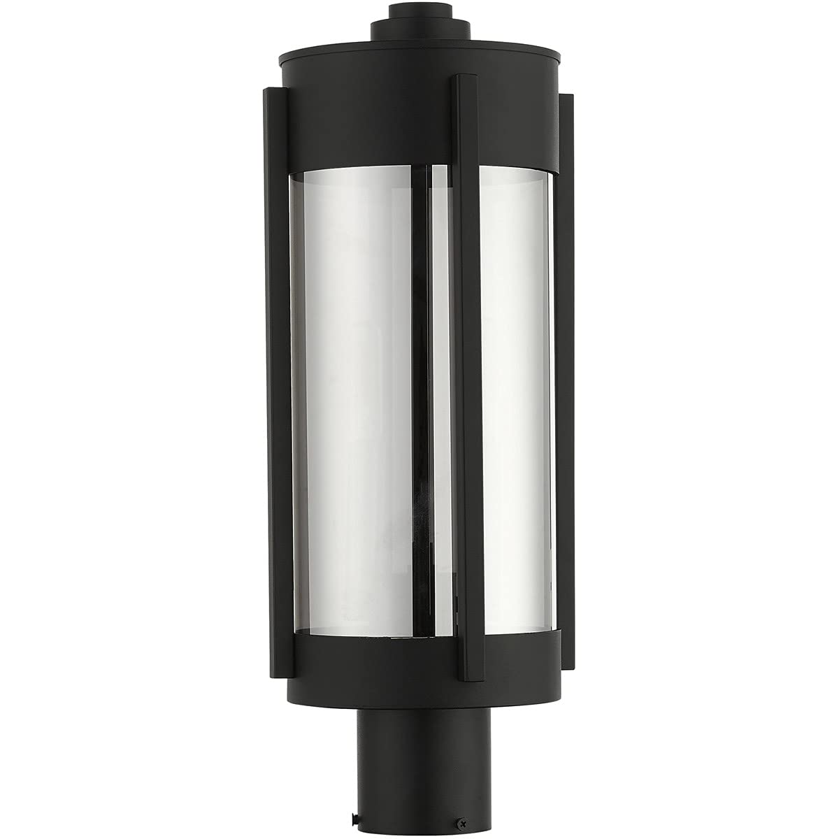 Livex Lighting 22386-04 2 Light Black Outdoor Post Top Lantern