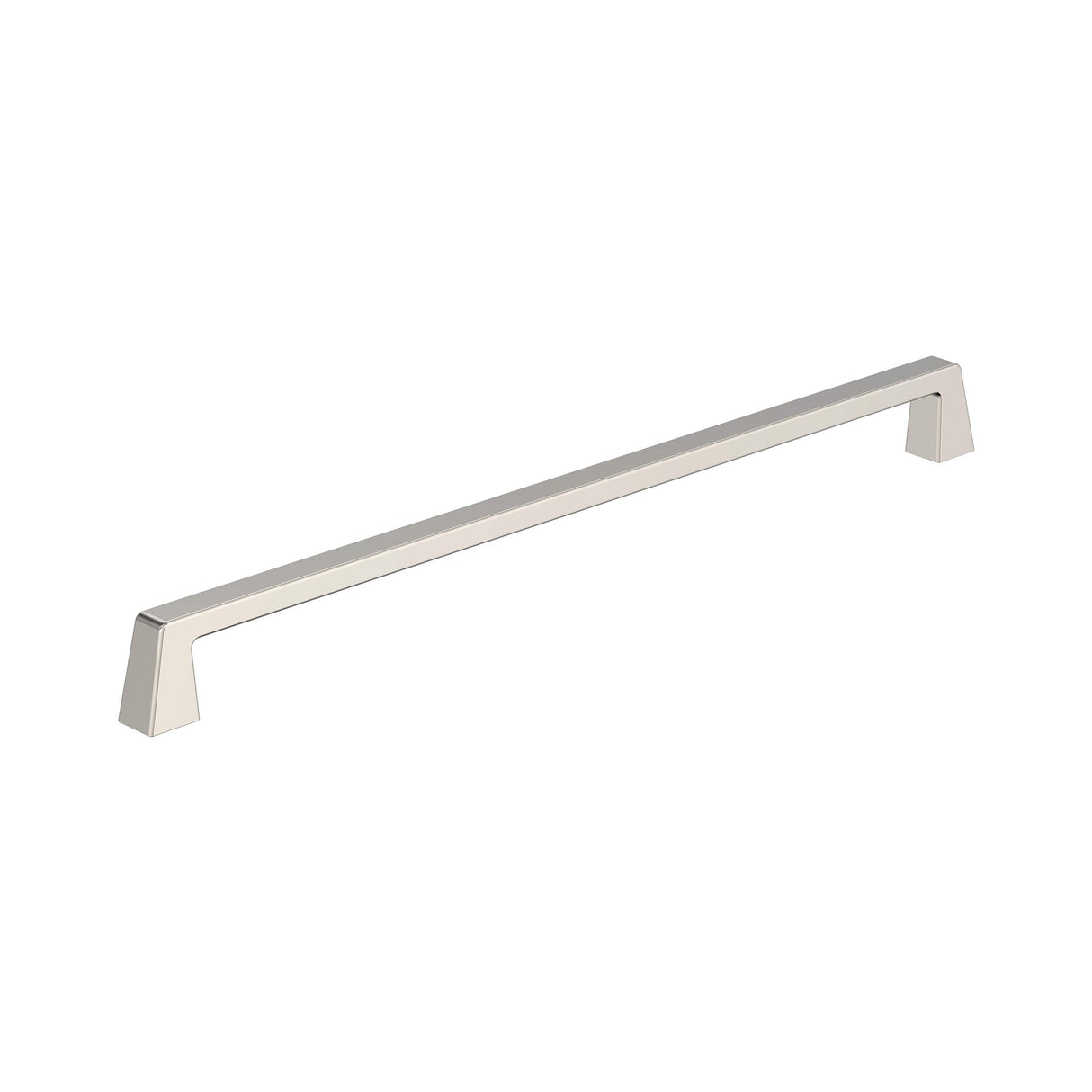 Amerock BP55284PN Polished Nickel Cabinet Pull 12-5/8 in (320 mm) Center-to-Center Cabinet Handle Blackrock Drawer Pull Kitchen Cabinet Handle Furniture Hardware