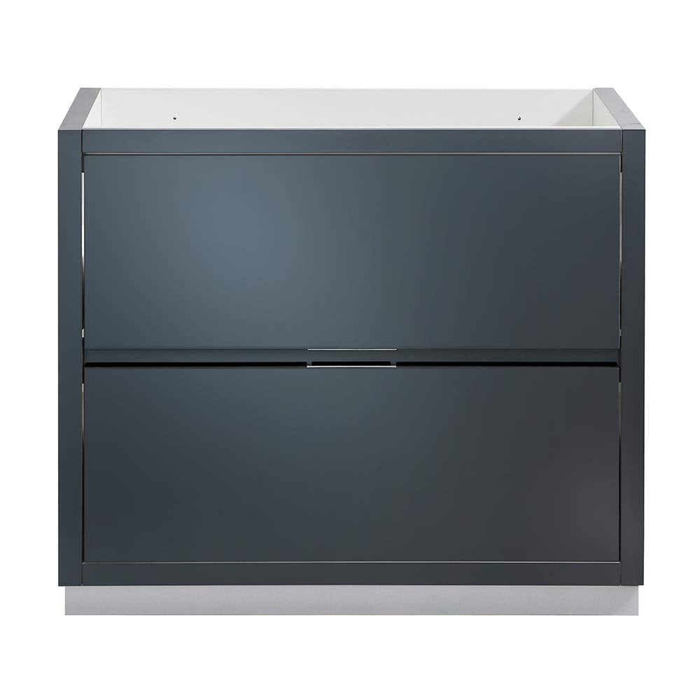 Fresca FCB8436GO Fresca Valencia 36" Gray Oak Free Standing Modern Bathroom Cabinet