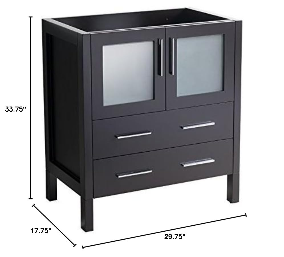 Fresca FCB6230ES Fresca Torino 30" Espresso Modern Bathroom Cabinet