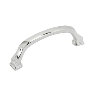 Amerock Cabinet Pull Polished Chrome 3-3/4 inch (96 mm) Center to Center Revitalize 1 Pack Drawer Pull Drawer Handle Cabinet Hardware
