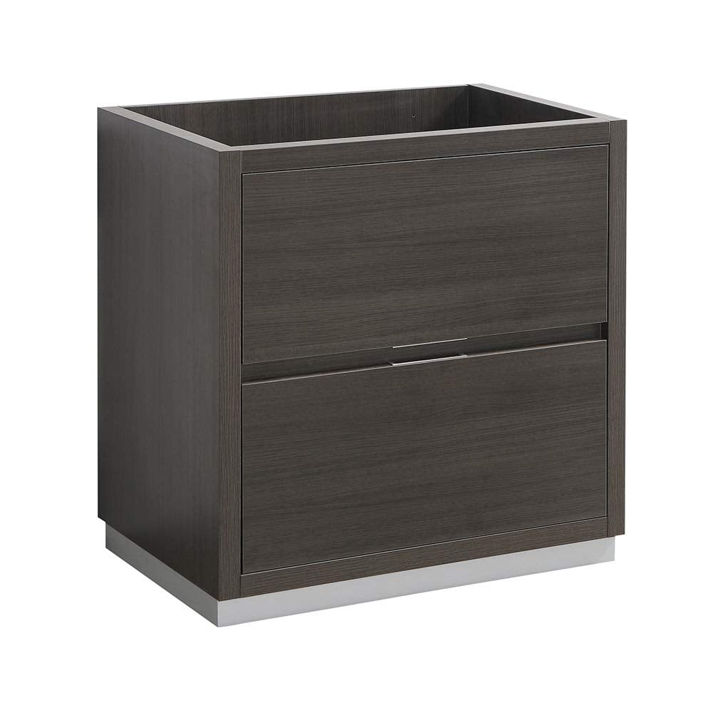 Fresca FCB8430GO Fresca Valencia 30" Gray Oak Free Standing Modern Bathroom Cabinet