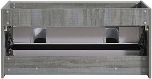 Fresca FCB9248OG-D Fresca Catania 48" Ocean Gray Wall Hung Double Sink Modern Bathroom Cabinet
