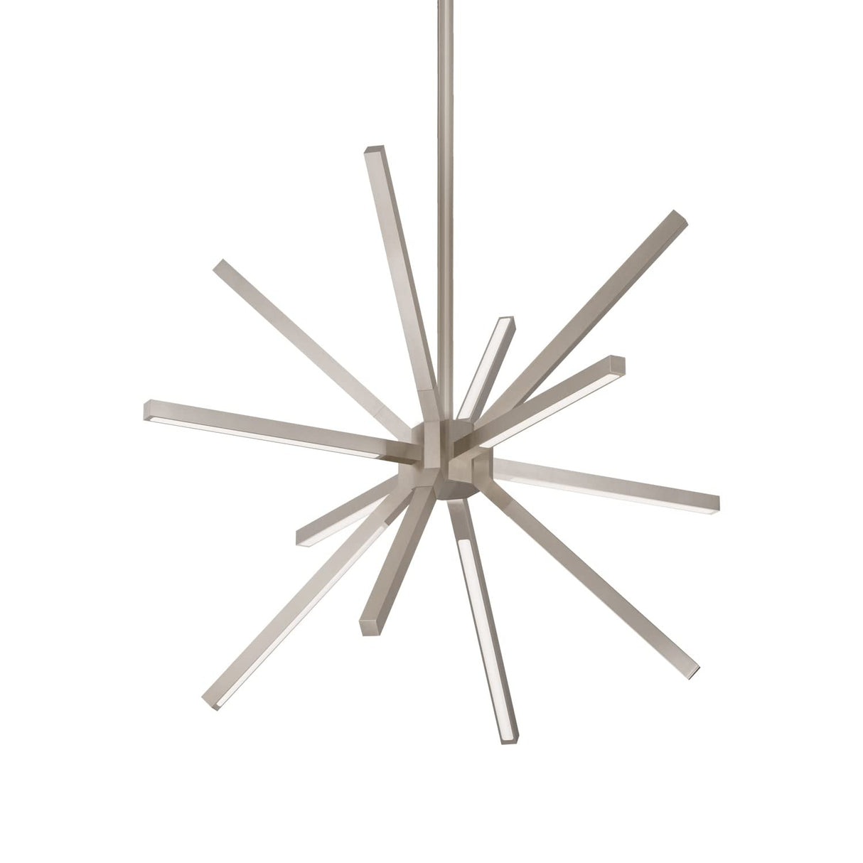 Kuzco CH14220-BN SIRIUS MINOR 20" CH Brushed Nickel 120V TRIAC/ELV LED 3000K 90CRI 48W