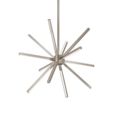 Kuzco CH14220-BN SIRIUS MINOR 20" CH Brushed Nickel 120V TRIAC/ELV LED 3000K 90CRI 48W