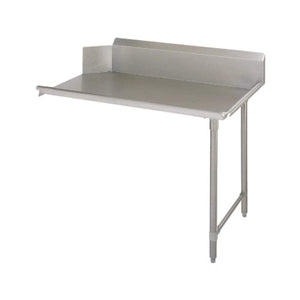 John Boos EDTC8-S30-R36 E-Series Stainless Steel Straight Clean Dishtable, 36" Length x 30" Width, Right Hand Side