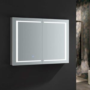 Fresca FMC024836 Fresca Spazio 48" Wide x 36" Tall Bathroom Medicine Cabinet w/ LED Lighting & Defogger