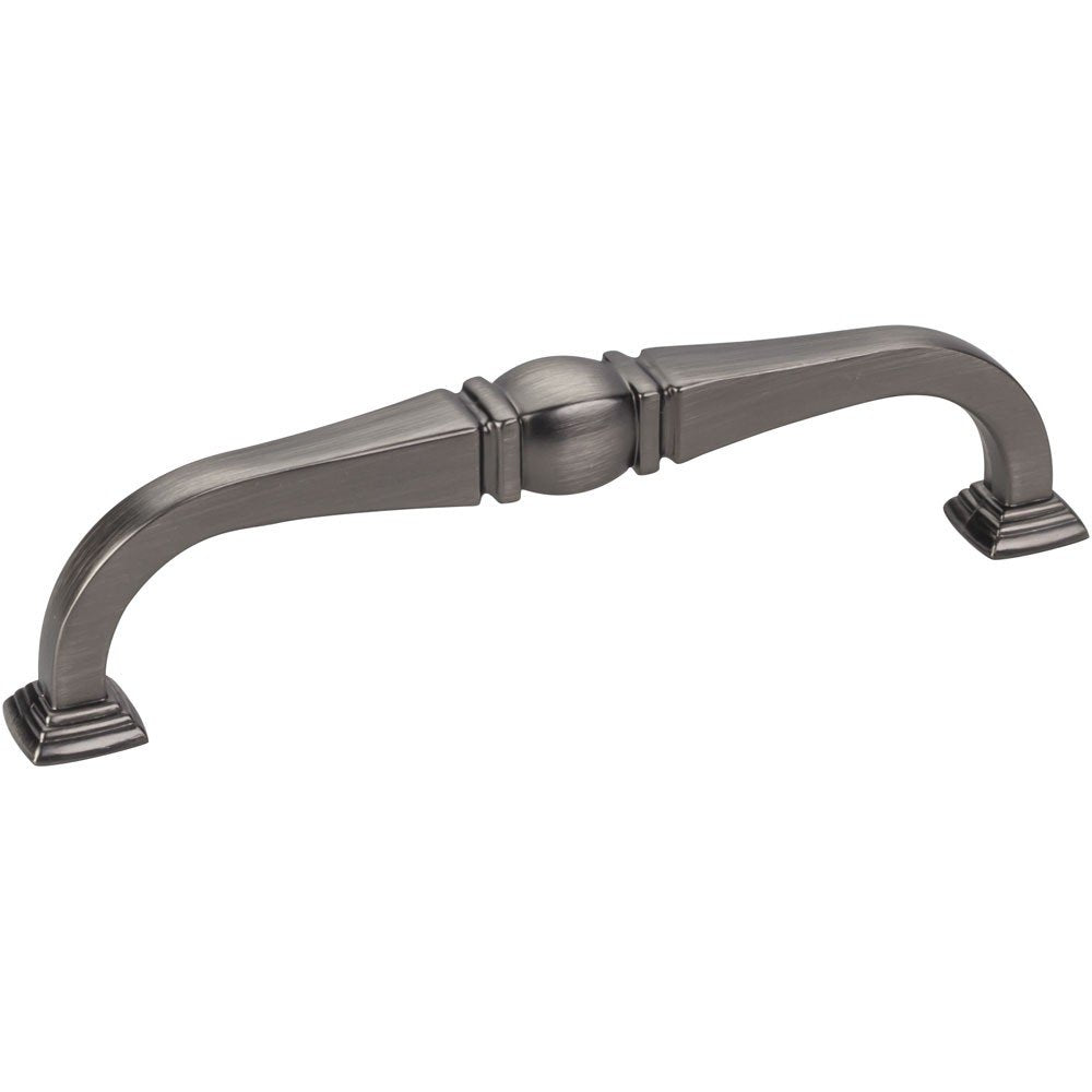 Jeffrey Alexander 188-128BNBDL 128 mm Center-to-Center Brushed Pewter Katharine Cabinet Pull