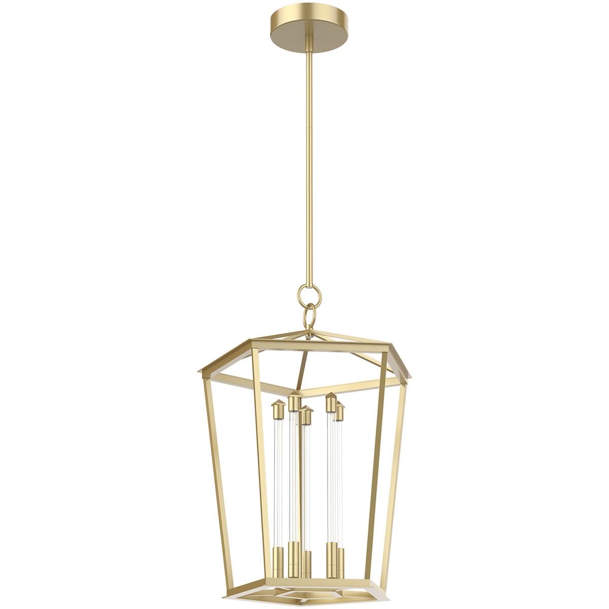 Alora PD317122NB DELPHINE PENDANT LED NATURAL BRASS 20W 120VAC WITH LED DRIVER 2700K 90CRI