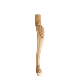 Hardware Resources LEGB-1MP 2-1/2" W x 2-1/2" D x 31" H Maple Acanthus Cabriole Leg