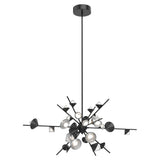 Kuzco CH50848-BG GEODE 48" CHANDELIER BRUSHED BRONZE 84W 120VAC WITH LED DRIVER 3000K 90CRI