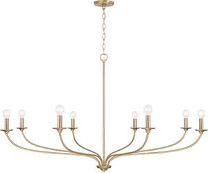 Capital Lighting 449981MA Dolan 8 Light Chandelier Matte Brass