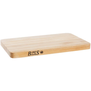 John Boos 212-6 16 x 10" 1" Maple Cutting Board" 16X10X1 MPL-EDGE GR-REV-NO GRV-