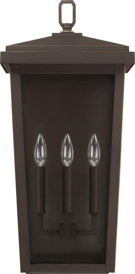 Capital Lighting 926232OZ Donnelly 3 Light Outdoor Wall Lantern Oiled Bronze