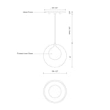 Kuzco PD3106 BOLLA 6" PD Chrome 120V ELV LED 3000K 90CRI 3W