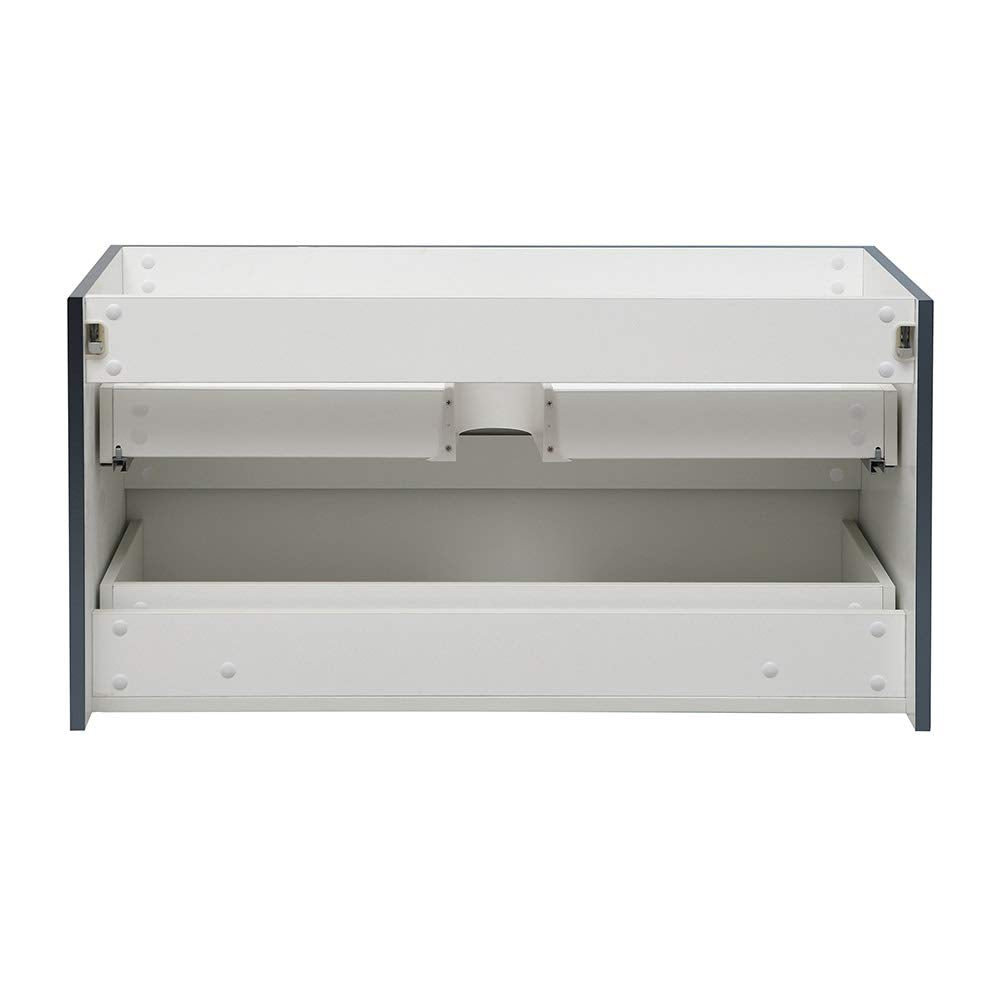 Fresca FCB8342GG Fresca Valencia 40" Dark Slate Gray Wall Hung Modern Bathroom Cabinet