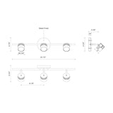 Kuzco TR10022-BK LED TRACK (LYRA) 16.5W 1200LM BLACK.