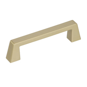 Amerock Cabinet Pull Golden Champagne 3-3/4 inch (96 mm) Center to Center Blackrock 1 Pack Drawer Pull Drawer Handle Cabinet Hardware