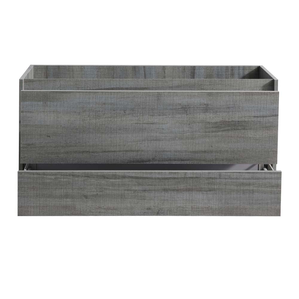 Fresca FCB9248RNW Fresca Catania 48" Rustic Natural Wood Wall Hung Modern Bathroom Cabinet