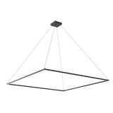 Kuzco PD88172-BK PIAZZA 72" PENDANT BK TEXTURED DOWN ONLY DUO CANOPY 930 TRIAC 120 162W