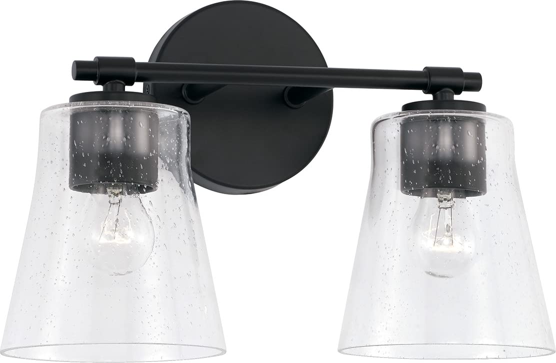 Capital Lighting 146921MB-533 Baker 2 Light Vanity Matte Black